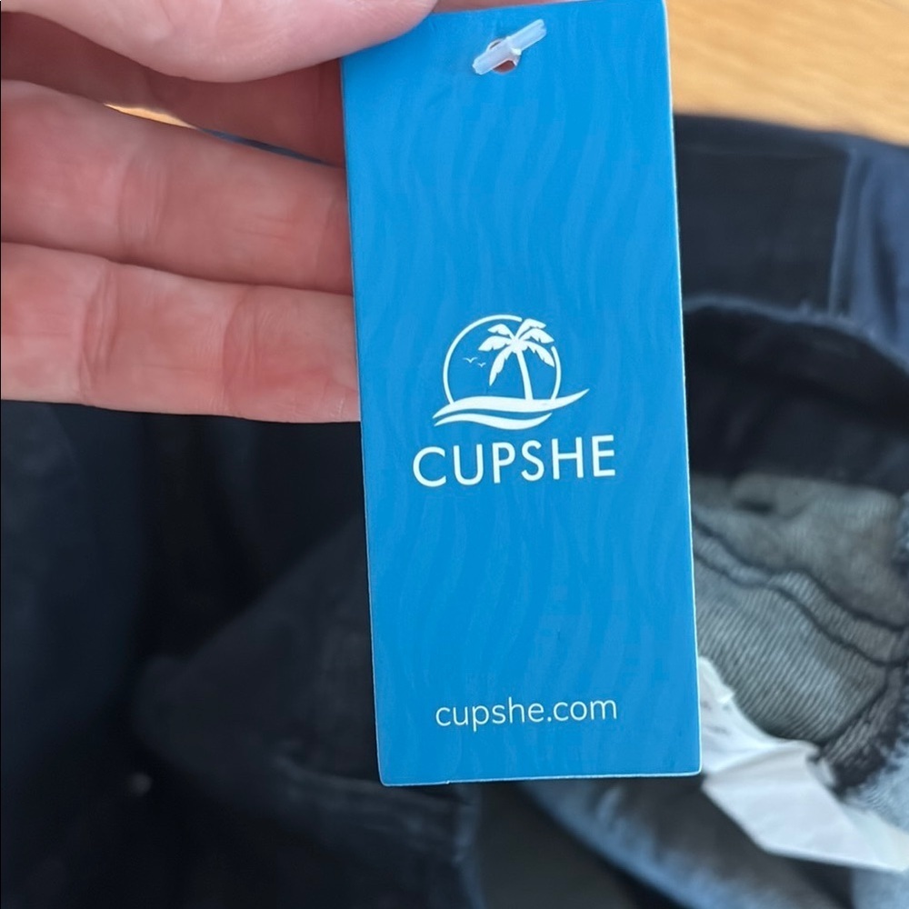 Cupshe Dark Blue Pencil Skirt - Picture 2 of 3